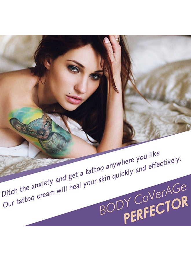 ويست اند مانث خافٍ للجسم مقاوم للماء لتغطية الجسم والتاتو والندوب، أساس بتغطية عالية، إشراقة طبيعية، مكياج للجسم مقاوم للنقل بحجم 74 مل - Image 5