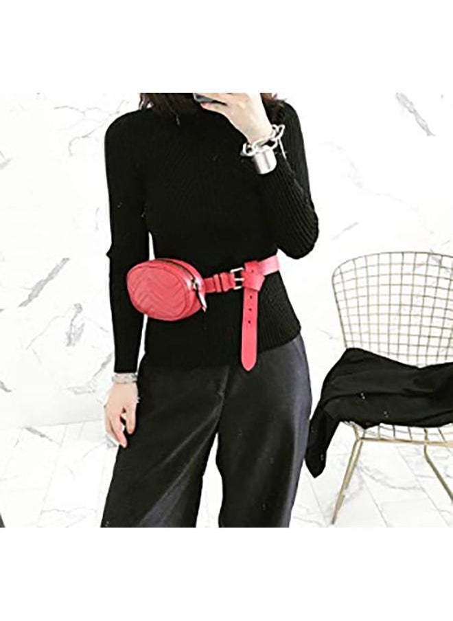 NIBEMINENT - High Quality Belt Bag Red - Image 1