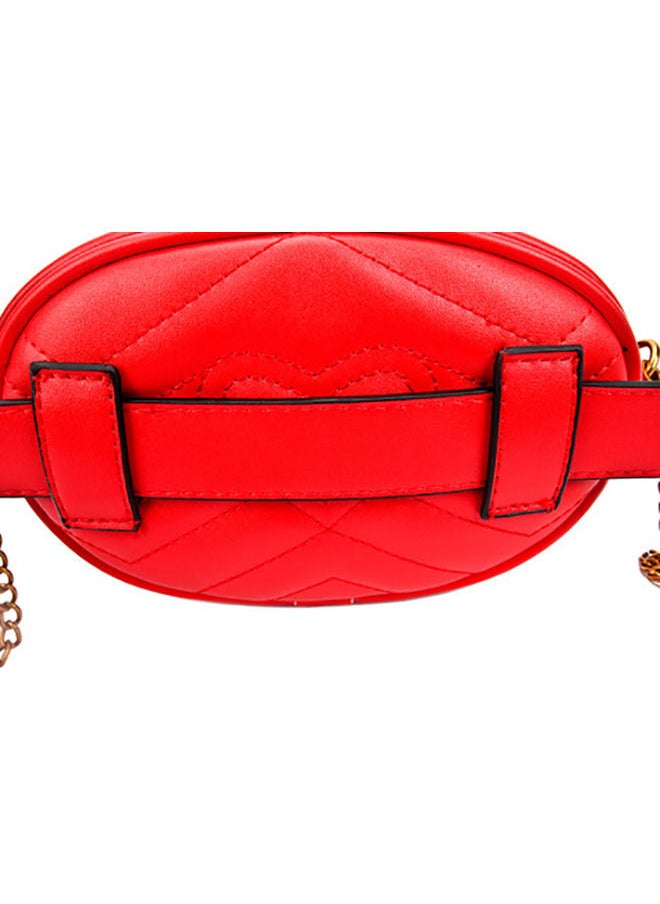 NIBEMINENT - High Quality Belt Bag Red - Image 1