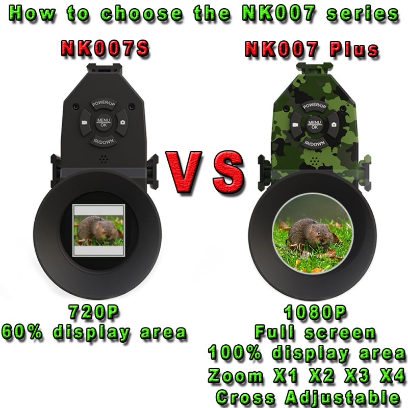 Night Vision Monocular : 720P/1080P High Clear Infrared Night Vision Scope - Adjustable IR Illuminator Up To 400M Observation Distance Digital Night Vision Scope for Night Reconnaissance, Camping, Wil - Image 4