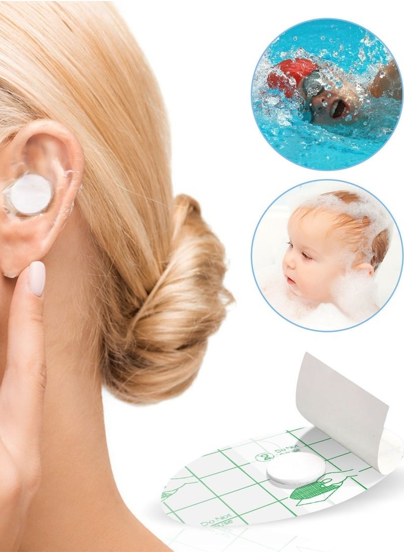 Sefudun Waterproof Ear Protection Stickers (60pcs), for Showering & Swimming - Image 3