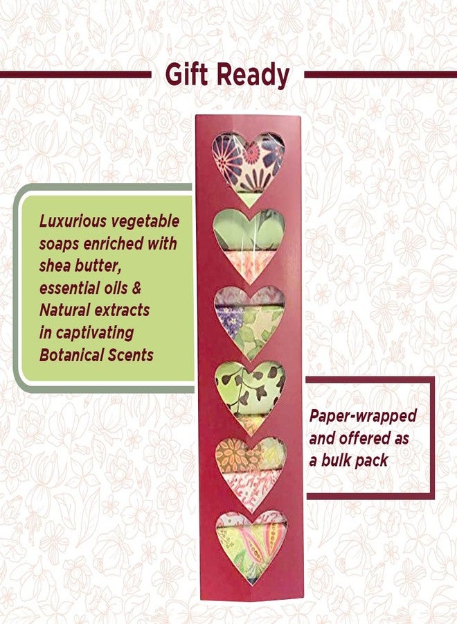 Jolitee French Milled Botanical Soap Sampler Set of 9 - Individually Wrapped Vegetable-Based Mini Soaps with Essential Oils, Shea Butter, and Natural Extracts (Valentine's Day) - Image 2