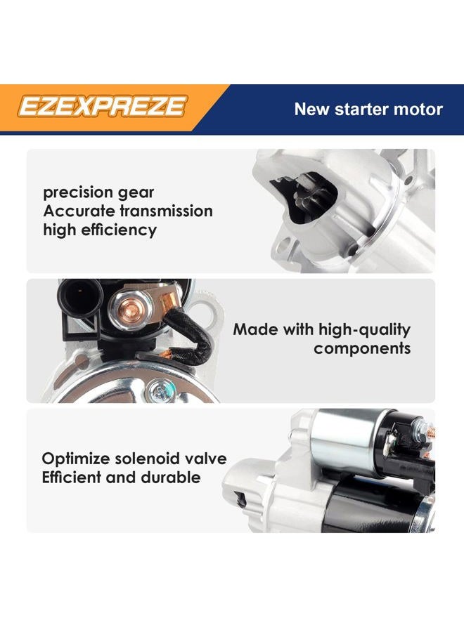 E EZEXPREZE Ezexpreze 17986 New Starter Replacement for Chevy Traverse 09-17, GMC Acadia 07-16, Buick Enclave Lacrosse, Cadillac SRX XTS STS, Impala 12-20, Pontiac Saturn Suzuki 3.0L 3.6L V6 Engine OE#: 12645298 - Image 5