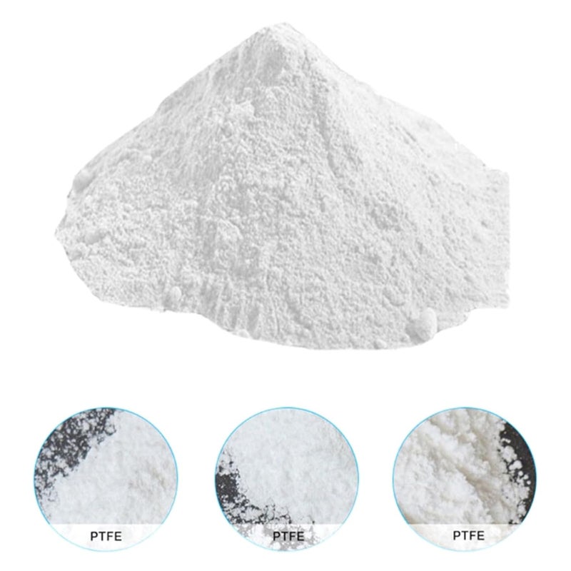 مساحيق PTFE مطحونة نانويًا، عبوة 100 جرام، مادة مستقرة حراريًا لإصلاحات التشحيم التقليدية في صيانة المعدات تُستخدم هذه المساحيق لتحسين أداء الأجزاء المتحركة في المعدات وتطيل عمرها الافتراضي. تُنتج من تفاعل تحلل البوليمر لوحدات PTFE، وهي مساحيق بيضاء اللون وذات خصائص مقاومة عالية للتآكل والتلف. مناسبة للخلط مع مواد أخرى مثل شمع الشموع لتوفير تشحيم جاف فعال. - Image 2