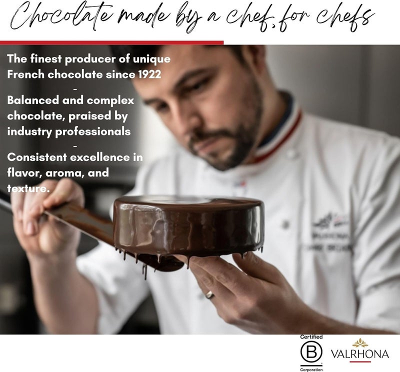 VALRHONA أقراص الشوكولاتة الداكنة فالروهنا غوانجا 70% للخبز - 1 كجم - Image 5