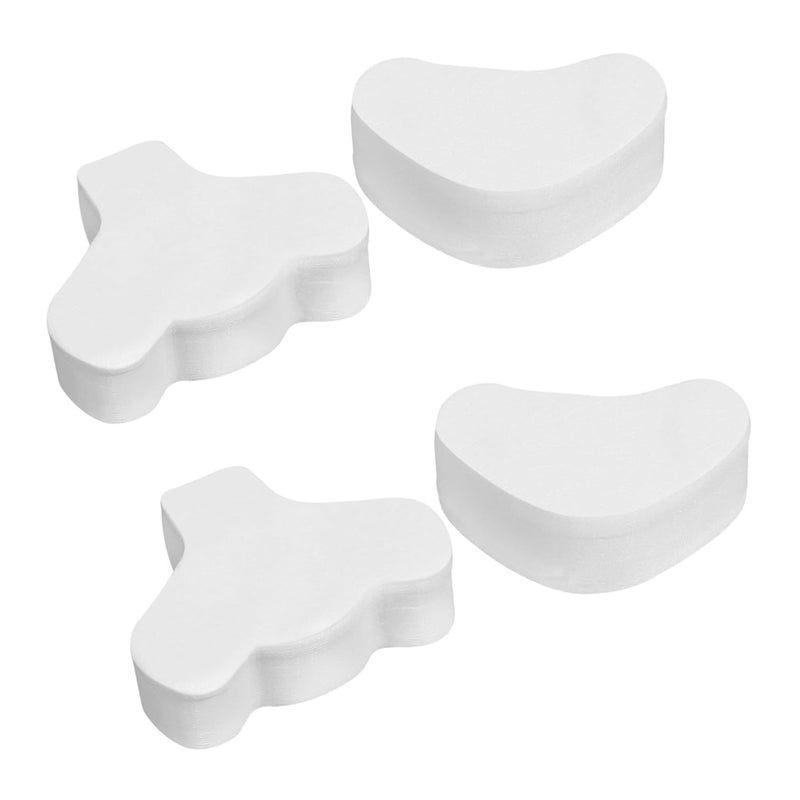 POPETPOP Facial Cleansing Pads for Nose and Chin, 400 Cotton Pore Strips T Zone Nose Pores Patches for Blackhead Removal, Skin Care Tool for Deep Cleaning and Oil Control - Image 1