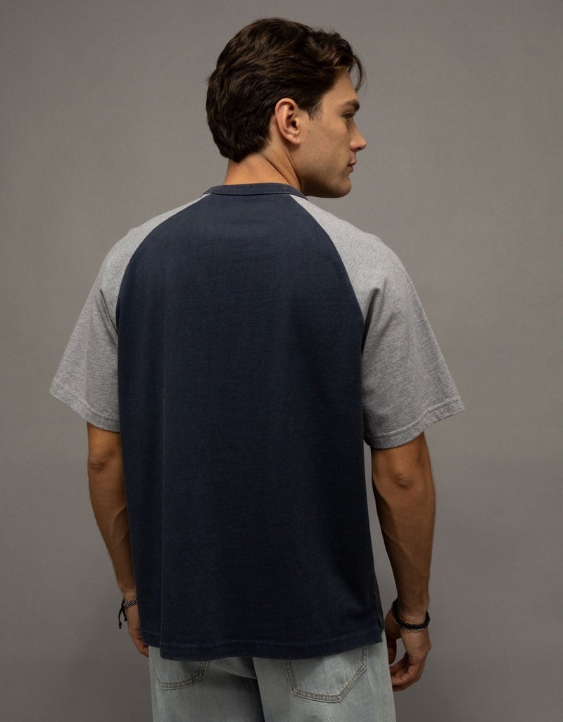 American Eagle AE Relaxed Heavyweight Raglan T-Shirt - Image 2