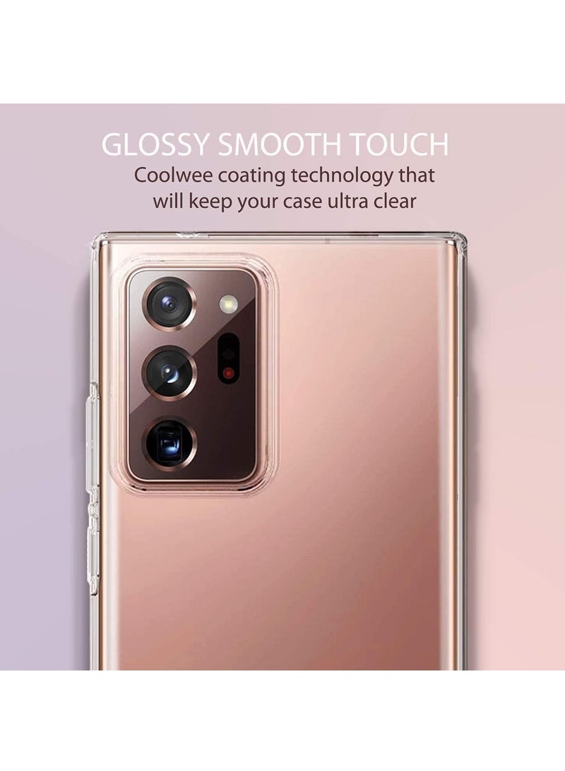 DUSALA Samsung Galaxy Note 20 Ultra Transparent case cover With Slightly raised edges for 360 Drop Protection Anti Scratch Anti-Fingerprints - Image 2