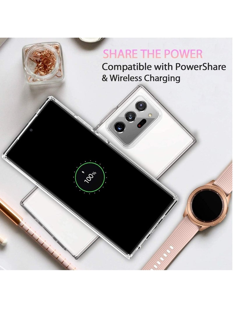 DUSALA Samsung Galaxy Note 20 Ultra Transparent case cover With Slightly raised edges for 360 Drop Protection Anti Scratch Anti-Fingerprints - Image 4