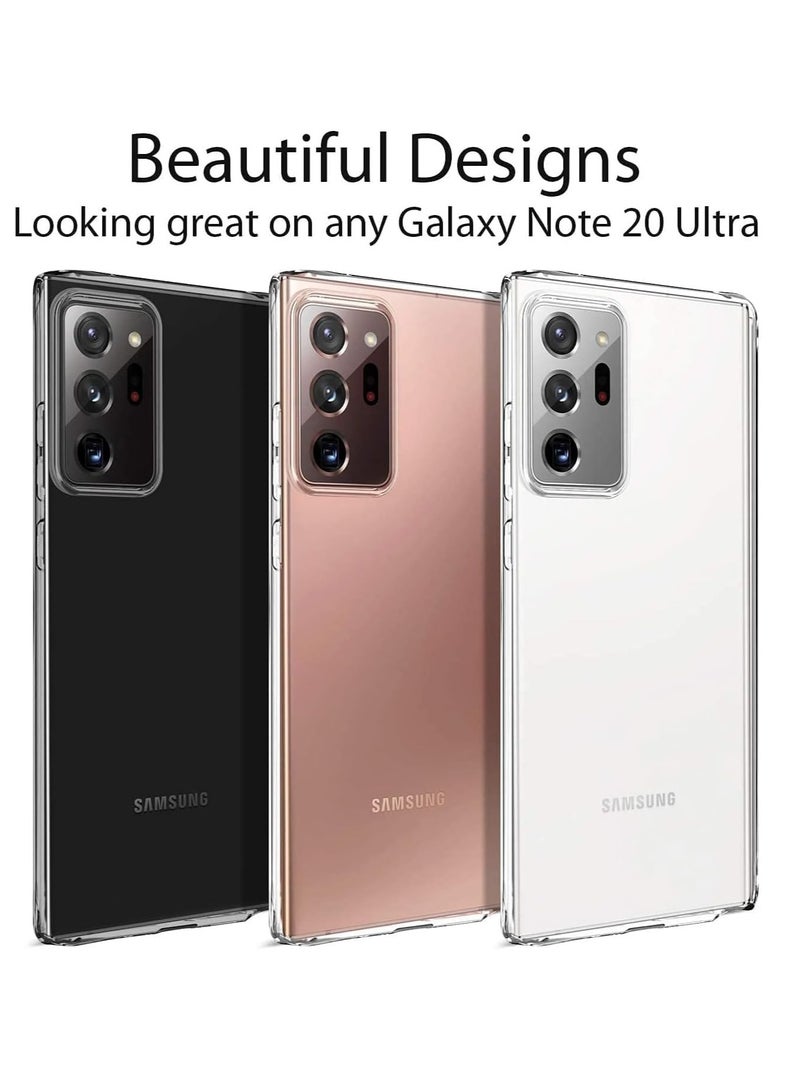 DUSALA Samsung Galaxy Note 20 Ultra Transparent case cover With Slightly raised edges for 360 Drop Protection Anti Scratch Anti-Fingerprints - Image 5