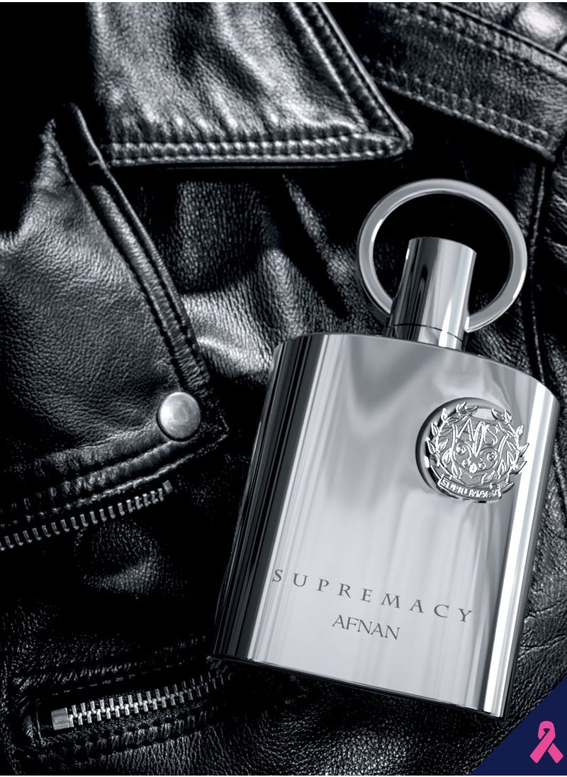Afnan Supremacy Silver Eau De Parfum for Men, 150 ML  - Image 5