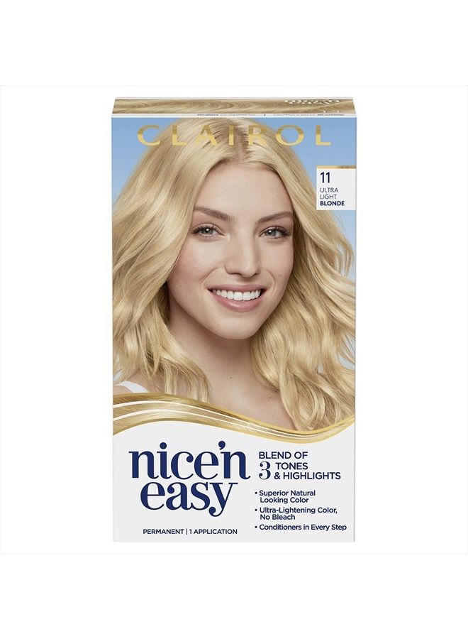 CLAIROL صبغة شعر دائمة نيسن إيزي، 11 أشقر فاتح للغاية، عبوة 1 - Image 1