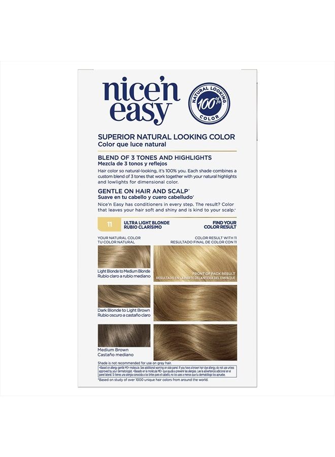 CLAIROL صبغة شعر دائمة نيسن إيزي، 11 أشقر فاتح للغاية، عبوة 1 - Image 2