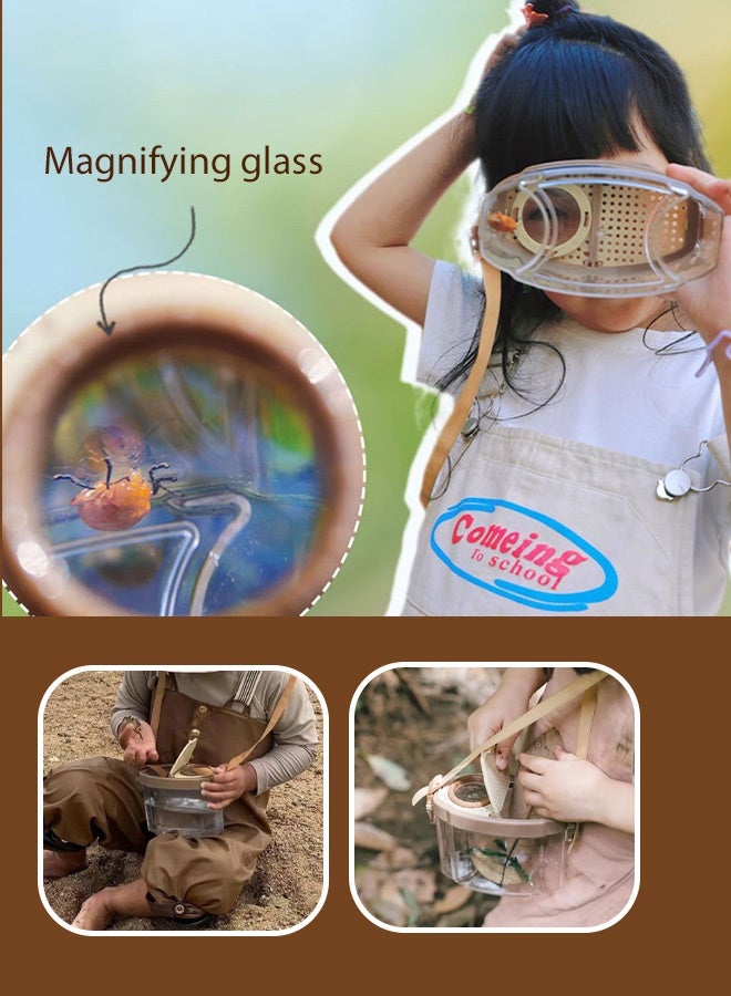 Kids Exploration Kit 21PCS - Insect Discovery Set with Magnifying Glass & Bug Catcher | Learning Toys| Camping Adventure Gear for Boys Girls 3-12 Years  - Image 4