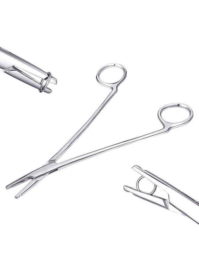 DJCIW 7" Ring Opening and Closing Pliers, 2 in 1 Rings Pliers Tool for Piercing Jewelry CBRs Opening Captive Bead Segment Rings Small Stubborn Hoops Nose Rings Clicker Rings - Image 1