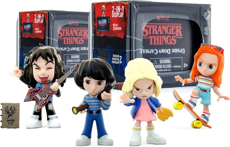 YuMe Stranger Things Blind Box Collectible 2 Pack  Upside Down Capsule Series 1 Mystery Figures  Accessories  Official Netflix Merchandise  Toy Gift for Kids Adults  Fans  Get All 11 Characters - Image 3
