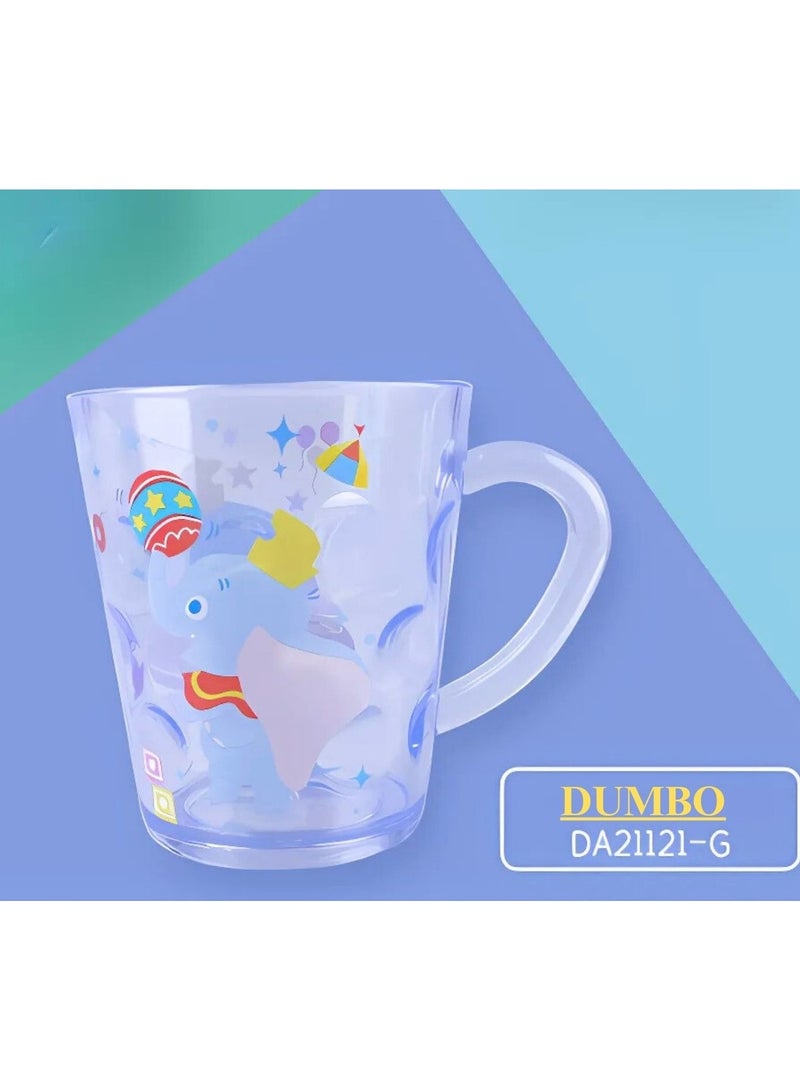 ديزني كوب كريستال بشخصيات كرتونية بشخصيات متنوعة للبنين والبنات عمر 2+ (دامبو) 260 مل