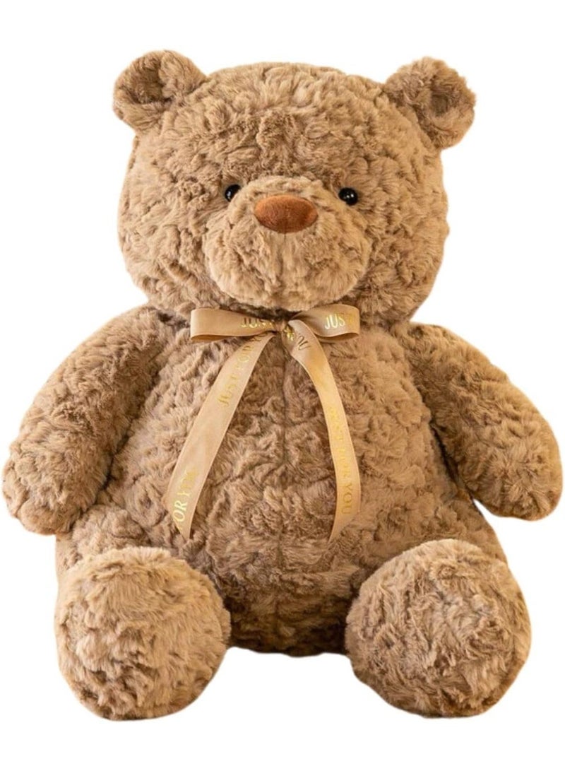 30 cm Cute Cuddly Teddy Plush Bear,Plush Brown Bear,Curly Hair Brown Bear Plush - Soft Plush Doll Bed Ornaments,Cartoon Cuddle Pillow Decorative Supplies - Image 1