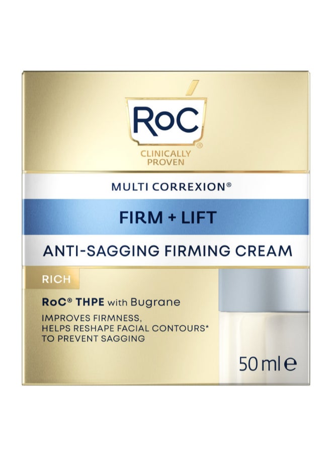 RoC - MULTI CORREXION FIRM + LIFT ANTI-SAGGING FIRMING CREAM RICH 50ML - Image 1