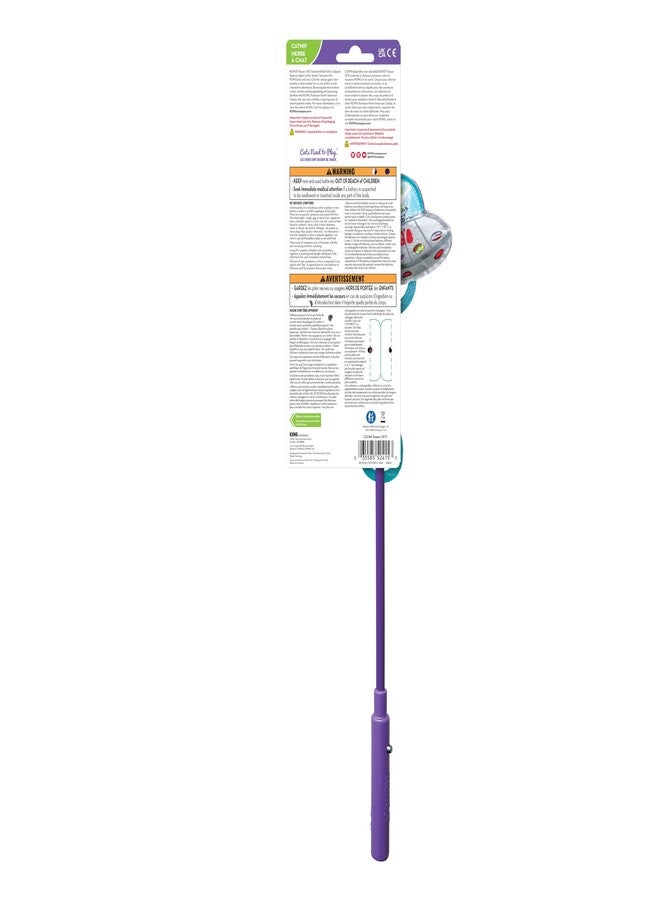 KONG Teaser UFO with Light Up Beam - Alien in Spaceship with Cow - Cat Toy - Image 4