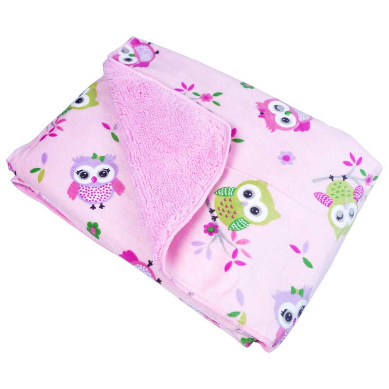 1ST STEP Printed Fleece Blanket (OWL) - Image 2