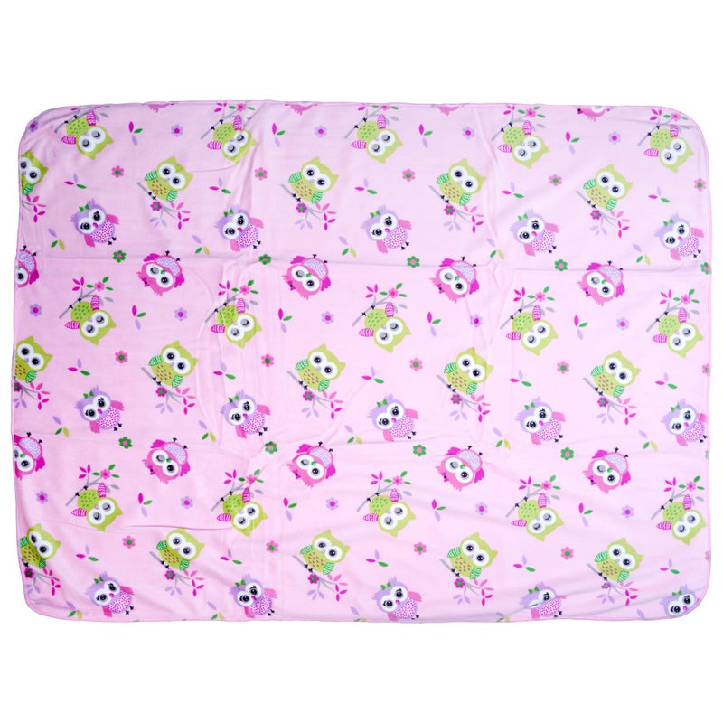 1ST STEP Printed Fleece Blanket (OWL) - Image 5