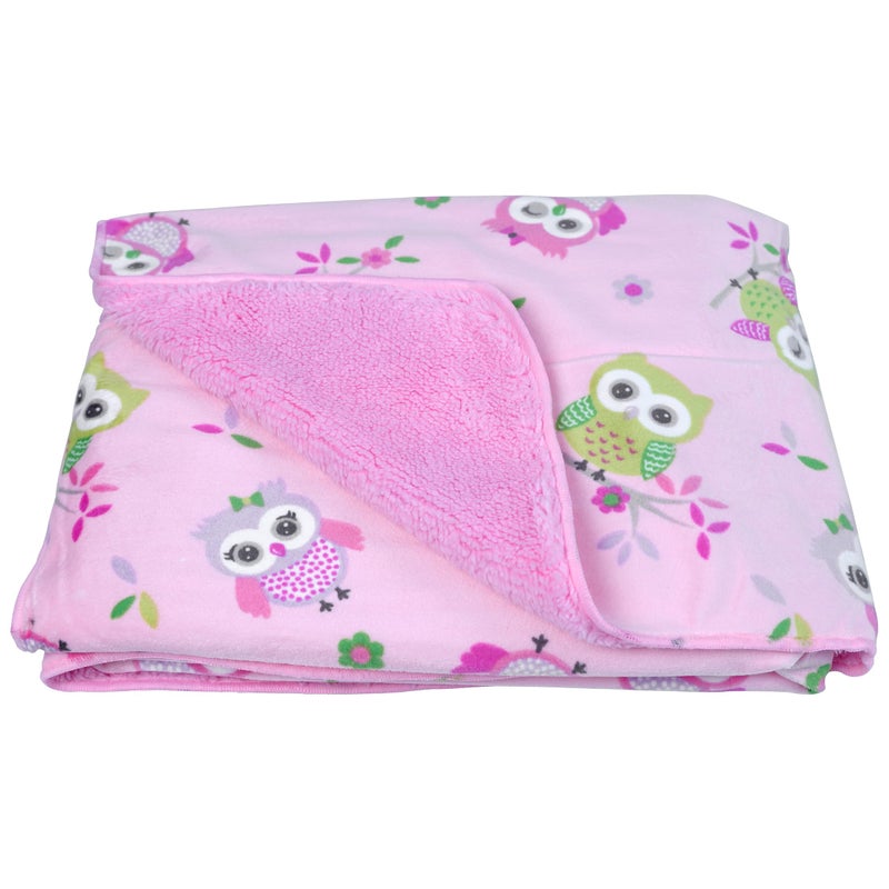 1ST STEP Printed Fleece Blanket (OWL) - Image 3