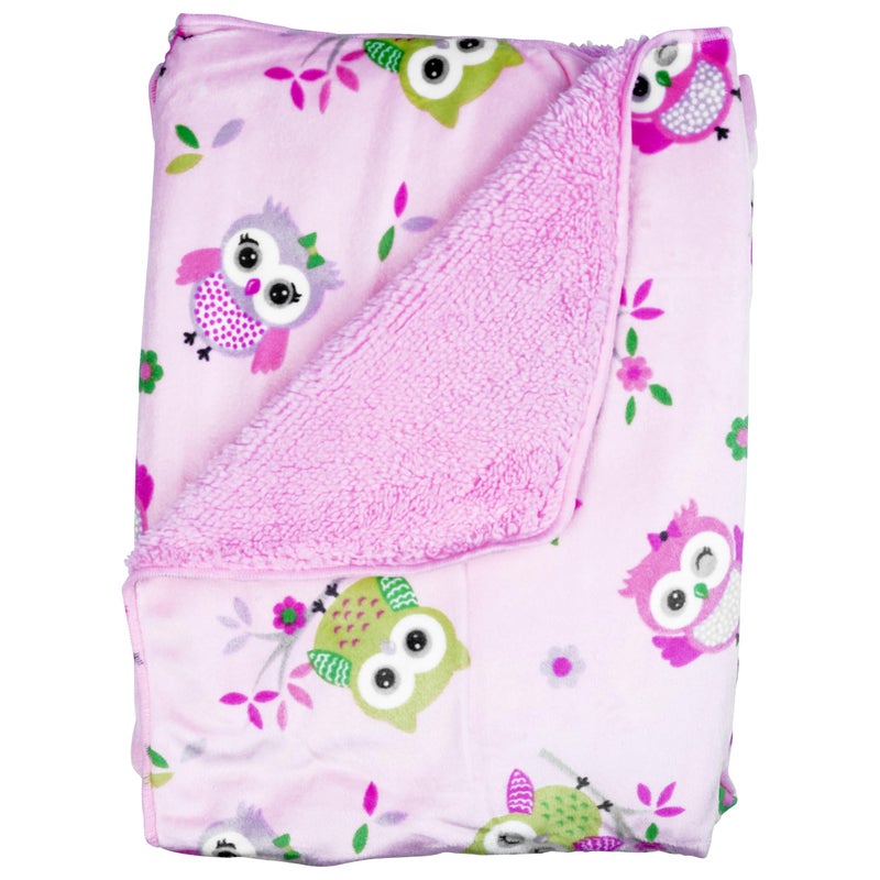 1ST STEP Printed Fleece Blanket (OWL) - Image 4
