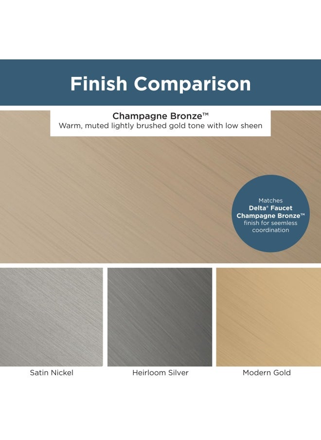 Franklin Brass - P29542Z Cz B Parow Cabinet Knob Champagne Bronze 1 1 8 In 29Mm Drawer Knob 10 Pack. - Image 1