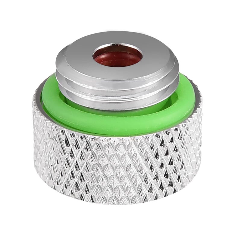 G1 4 Thread Auto Exhaust Vent Valve Plug Shiny Roll Lace Design For PC Water Cooling System - Image 5