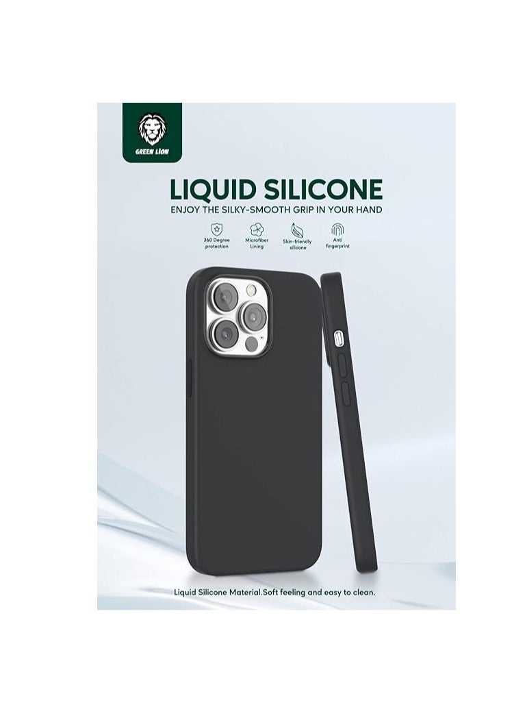 Green Liquid Silicone Case for iPhone 13 Pro 6.1" - Black - pzsku/Z0AB1DD5FBB6A594A40C8Z/45/_/1713261863/f95d4b0f-532a-40ba-944c-a037b95b9bf0