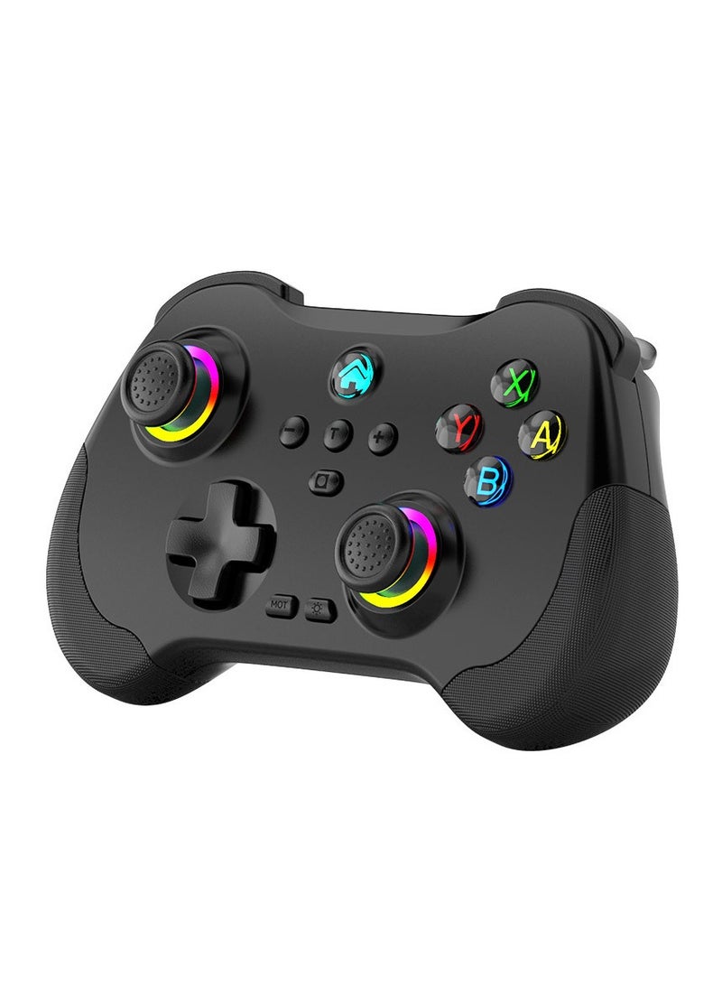 غامباد بلوتوث لاسلكية مقبض ستة محاور المزدوج محور الاهتزاز قاعة عصا التحكم قاعة الزناد أضواء باردة - Image 1