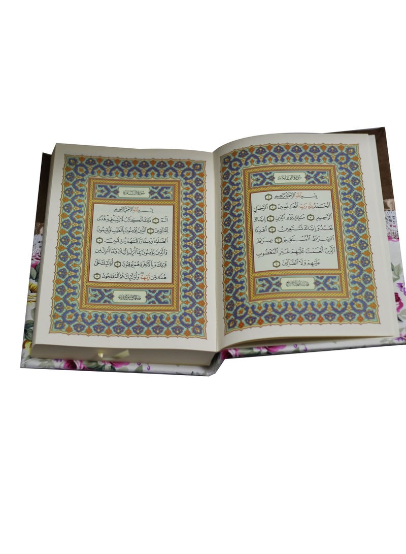 The Holy Qur'an with Ottoman painting. 20/14 lace - Image 5