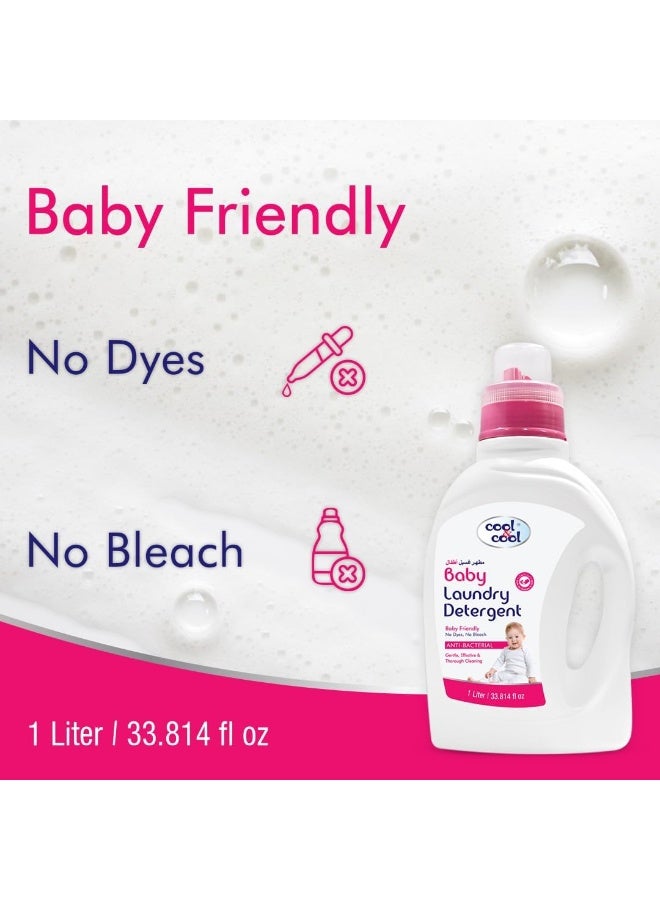 Cool & Cool Cool & Cool Baby Laundry Detergent 1 Liter  - Image 3