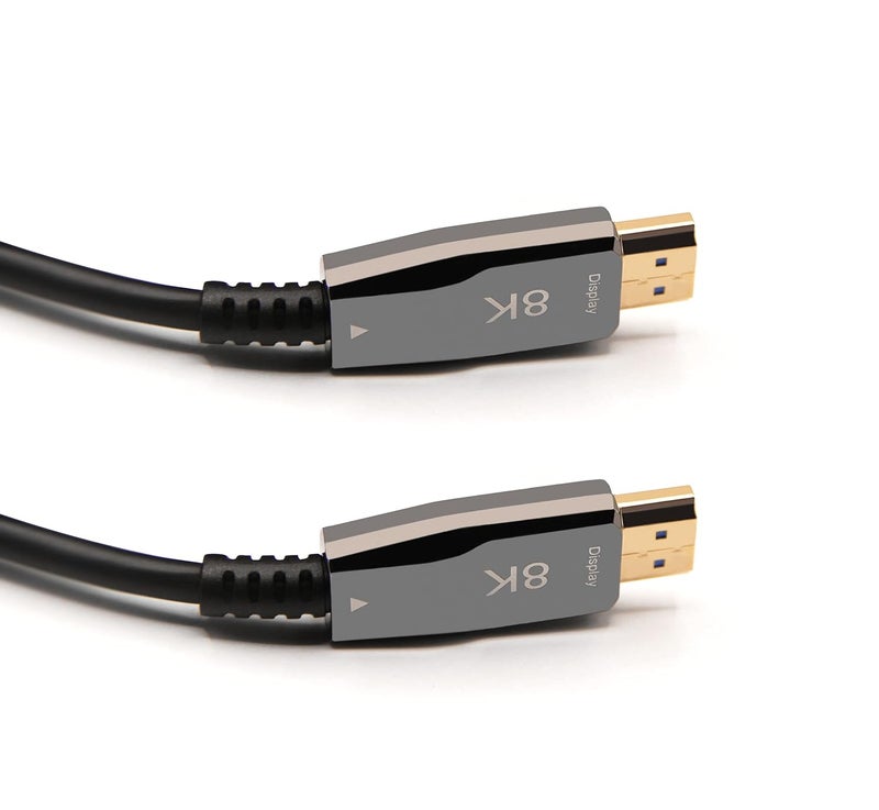 باكروبان كابل 8K HDMI 2.1 بطول 75 قدم – من الألياف البصرية، بسرعة 48 جيجابت في الثانية، نشط أحادي الاتجاه، يدعم 4K@120 هرتز / 8K@60 هرتز. - Image 2