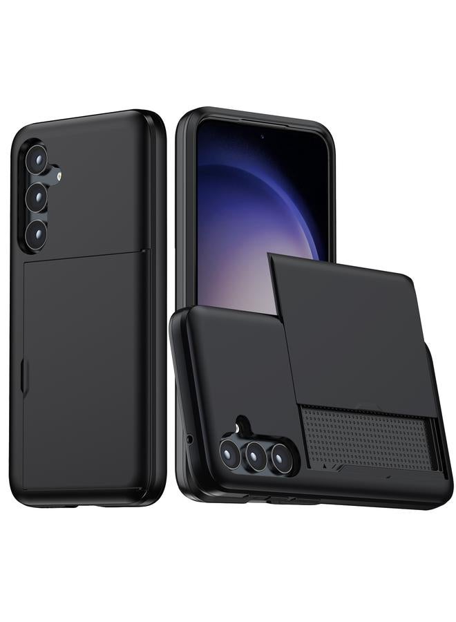 S-TOP Case For Samsung Galaxy S23 FE 5G Shockproof Armor Phone Case with Card Slot - Image 1