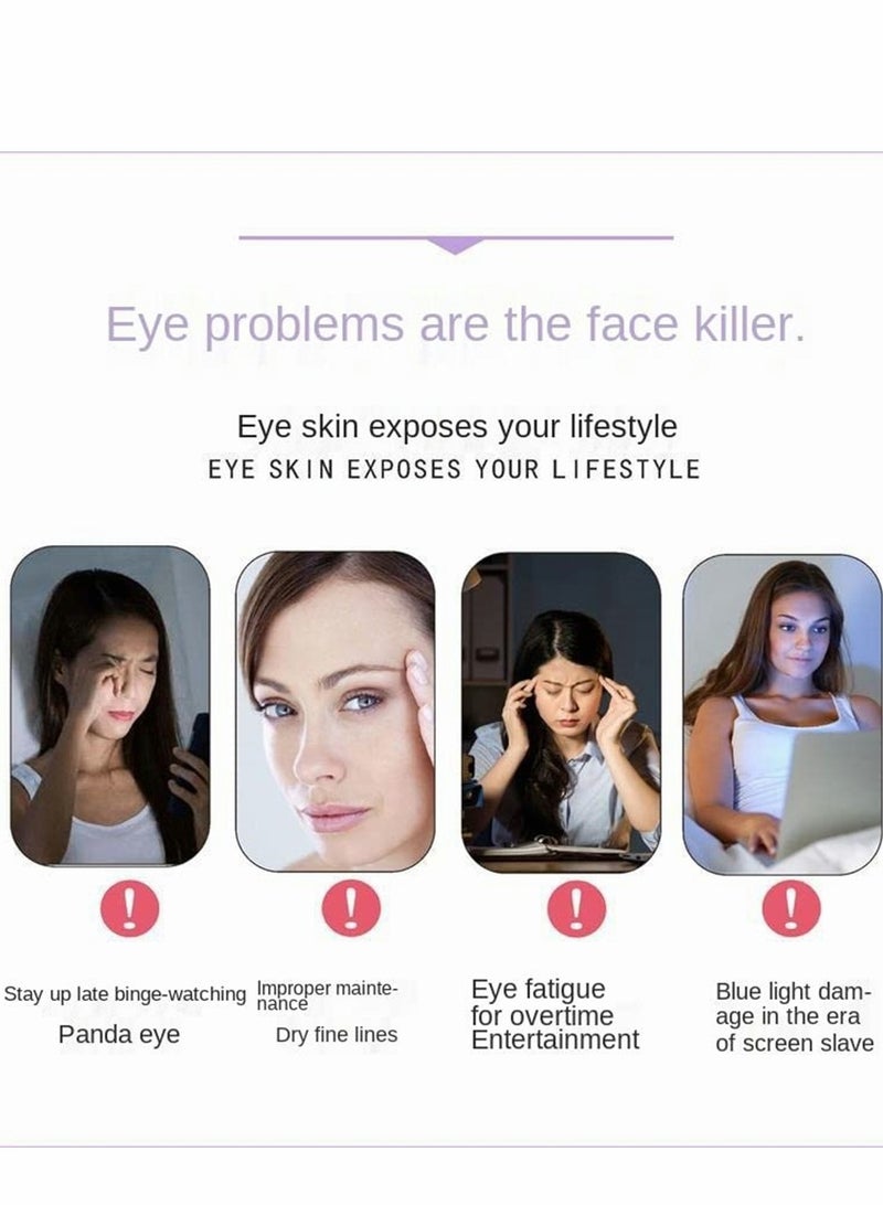 Heated Eye Massager for Migraine Relief & Relaxation, Reduces Dark Circles & Strain, Perfect Gift for Men & Women - Image 3