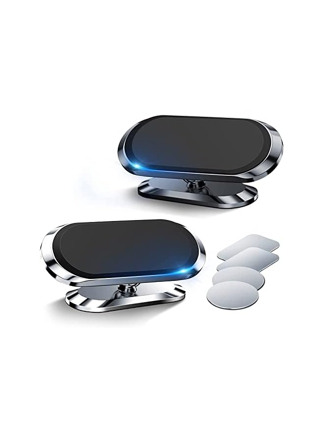 Multistar Magnetic Car Phone Holder, Mobile Mount Clip Holder, Car Mobile Phone Holder, Dashboard Cellphone Mount Holder Mobile Clip Stand, 360°Rotation Universal Car Mount Fit iPhone Samsung Tablet - Image 2