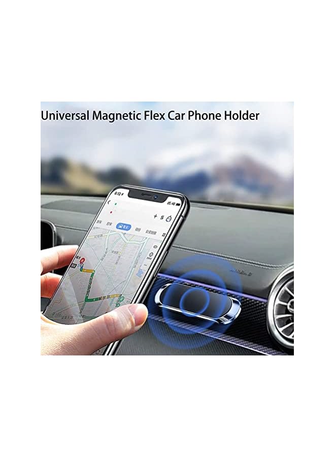 Multistar Magnetic Car Phone Holder, Mobile Mount Clip Holder, Car Mobile Phone Holder, Dashboard Cellphone Mount Holder Mobile Clip Stand, 360°Rotation Universal Car Mount Fit iPhone Samsung Tablet - Image 3