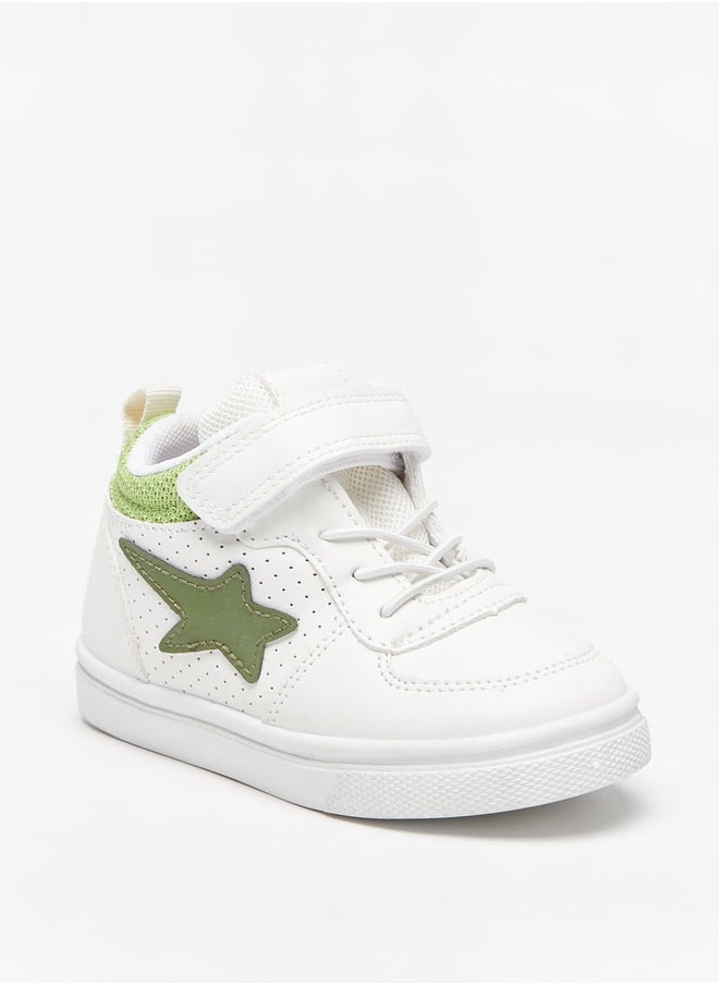LBL by Shoexpress - Boys Applique Detail Sneakers with Hook and Loop Closure - Image 1