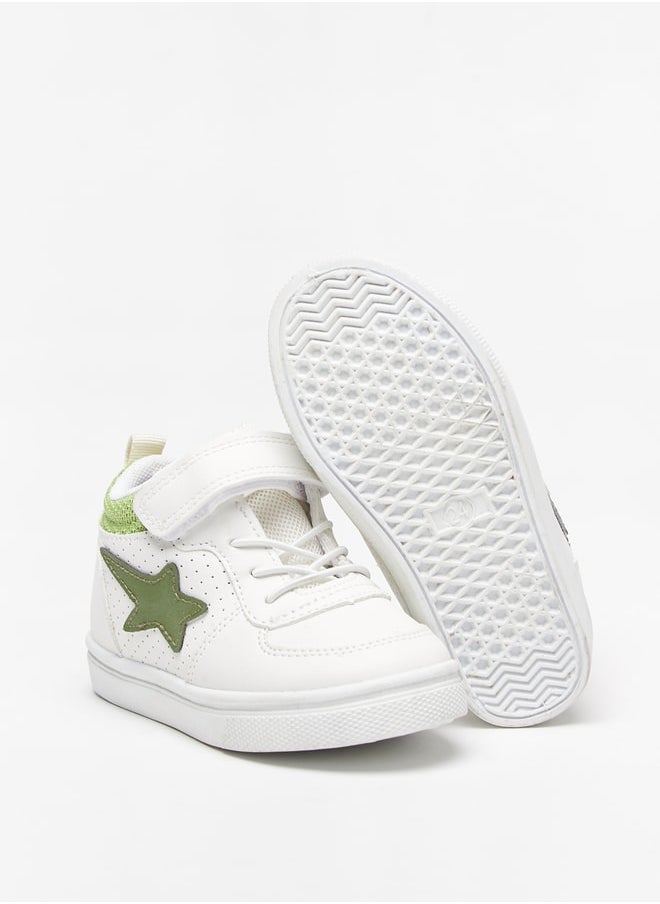 LBL by Shoexpress - Boys Applique Detail Sneakers with Hook and Loop Closure - Image 1