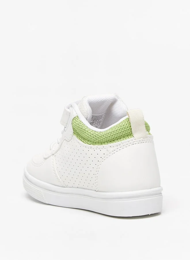 ال بي ال من شو اكسبرس Boys Applique Detail Sneakers with Hook and Loop Closure