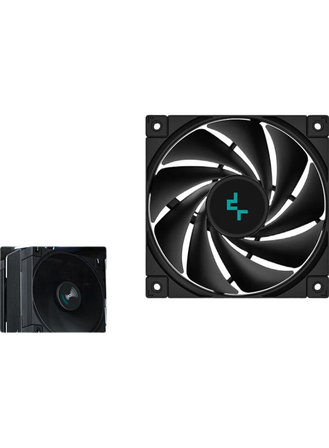 Deepcool Fk120 Case Fan (High Performance/Fdb Bearing/12Cm Case Fan/Low Noise/Pwm Speed Control/Reduced Vibration With Rubber Mounting) - Image 2