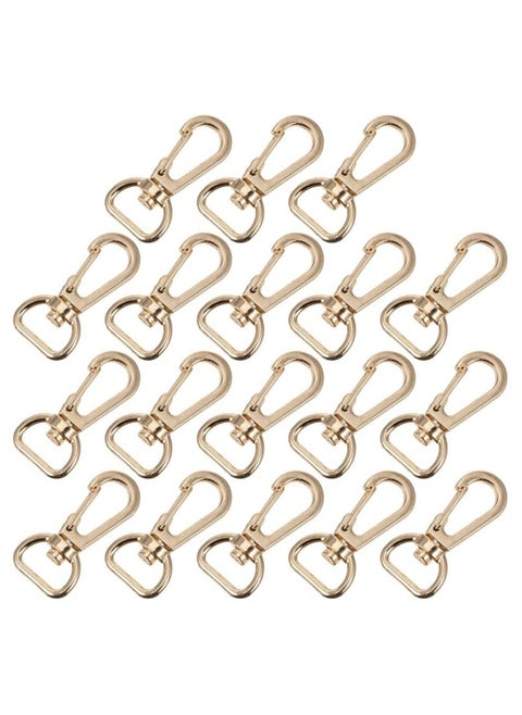 Swivel Snap Hooks, 20Pcs Lobster Claw Clasp Quick Release Clasp Trigger Snap Hook for Backpack Shoulder Bag Lanyard Sewing Projects