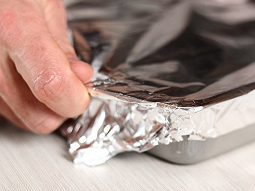 BluShine Aluminum Foil Sheets Set of 2 - Thick Aluminum Foil 12 Inch, 200 Sq Ft Roll for Baking & Grilling - Durable Foil Wraps for Food Storage, and Cooking - Ideal for High & Low Temperatures - Image 4
