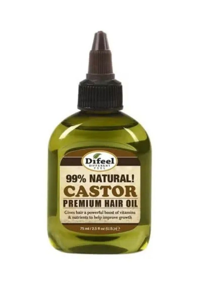difeel Difeel 99% Natural Castor Premium Hair Oil 75ml