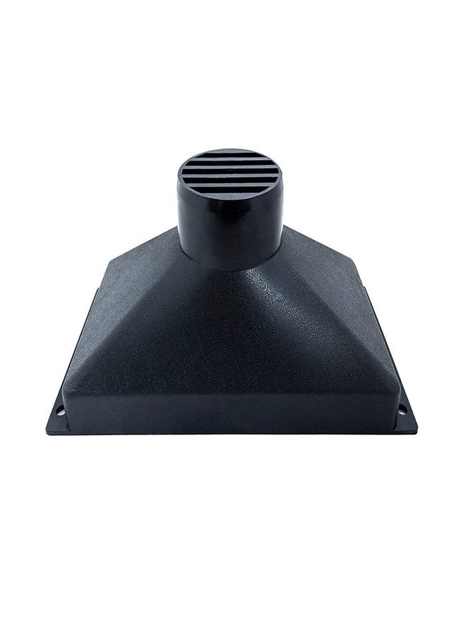 باورتيك غطاء الغبار POWERTEC 70169V Mini Gulp مع منفذ داخلي 4 بوصات، وصلة تجميع الغبار البلاستيكية ABS لخرطوم تجميع الغبار للأعمال الخشبية - Image 2