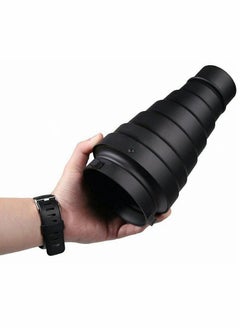 Y&D Snoot, Room Flash Metal Conical Snoot with Honeycomb Grid & 5pcs Color Filter Kit, for Bowens Mount Studio Strobe Monolight  - Image 4