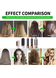 General 5-in-1 Hot Air Comb Aluminum Alloy Hair Straightener Automatic Perm Curling Wand Electric Hair Dryer for Straightening, Volumizing and Curly Hair  - Image 5