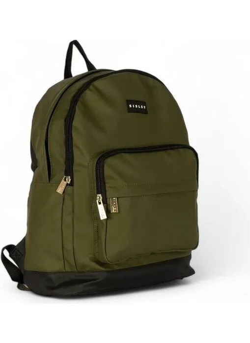 SISLEY Green Unisex Backpack 12914